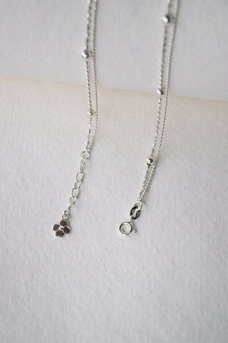 Station Beads Two Layer Anklet By Harshita Jewellery