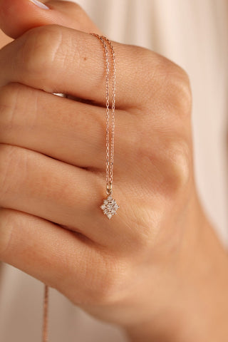 Dainty Diamond Necklace By Harshita Jewellery