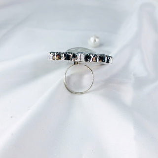 Rainbow Moonstone and Labradorite Ring Gemstone Ring By Harshita Jewellery