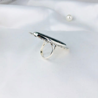 Natural Bloodstone Ring By Harshita Jewellery