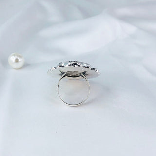 Natural Wild Horse magnesite Gemstone Ring By Harshita Jewellery