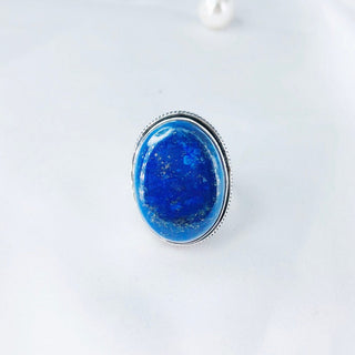 Natural Lapis Lazuli ring By Harshita Jewellery
