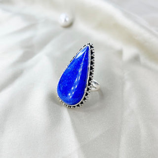 Natural Lapis Lazuli Ring By Harshita Jewellery