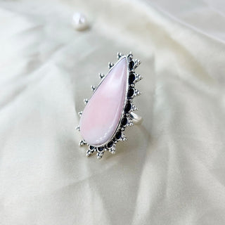 Pink Opal Ring By Harshita Jewellery
