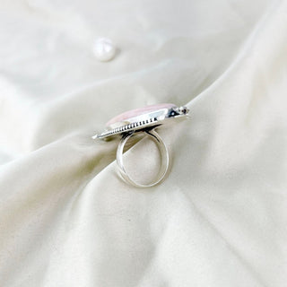 Pink Opal Ring By Harshita Jewellery