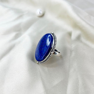 Natural Lapis Lazuli ring By Harshita Jewellery
