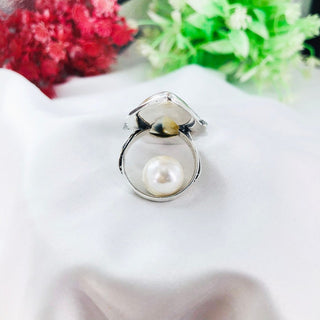 Natural Montana Agate Ring By Harshita Jewellery