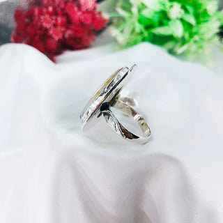 Natural Montana Agate Ring By Harshita Jewellery