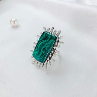 Malachite Ring By Harshita Jewellery