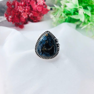 Natural Pietersite Gemstone Ring By Harshita Jewellery
