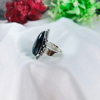 Natural Pietersite Gemstone Ring By Harshita Jewellery