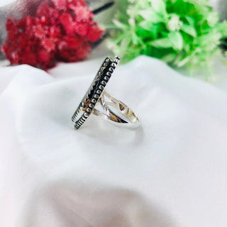 Natural Montana Agate Ring By Harshita Jewellery