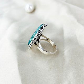 Natural Azurite Ring By Harshita Jewellery