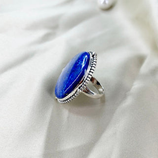 Natural Lapis Lazuli ring By Harshita Jewellery