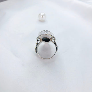 Natural Dendrite Agate Ring By Harshita Jewellery