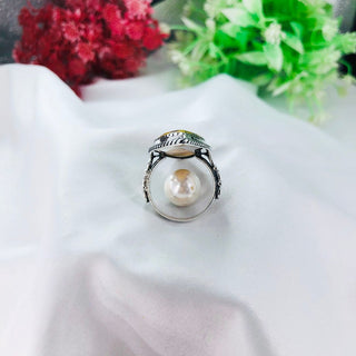 Natural Bumble Bee Jasper Gemstone Ring By Harshita Jewellery