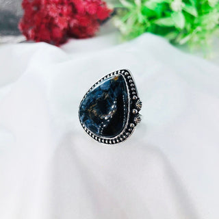 Natural Pietersite Gemstone Ring By Harshita Jewellery