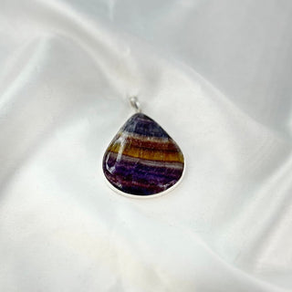 Natural Fluorite Pendant By Harshita Jewellery