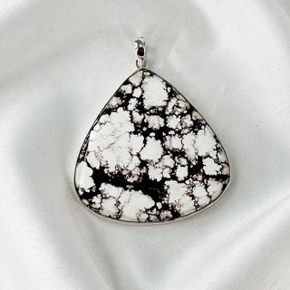 Natural Wild Horse Magnesite Gemstone Pendant By Harshita Jewellery