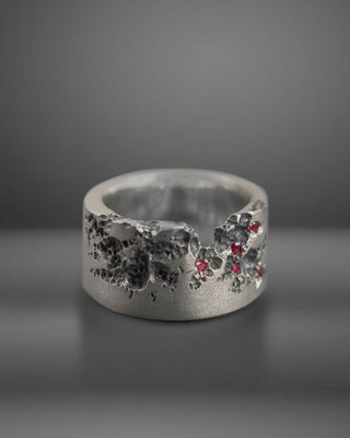 Natural Ruby Gemstone Men's Ring By Harshita Jewellery