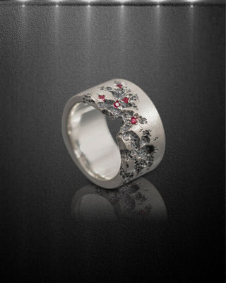 Natural Ruby Gemstone Men's Ring By Harshita Jewellery