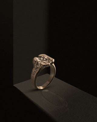 Smoky Quartz Men's Ring By Harshita Jewellery