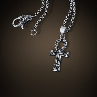 Silver Cross Men's Pendant By Harshita Jewellery