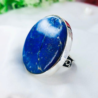 Natural Lapis Lazuli Ring By Harshita Jewellery