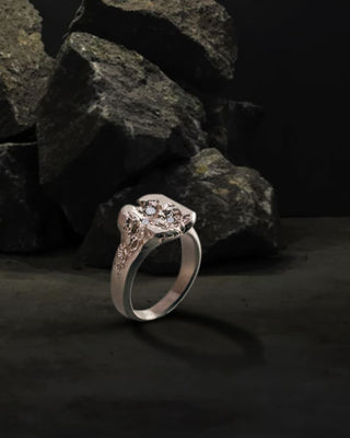 Smoky Quartz Men's Ring By Harshita Jewellery