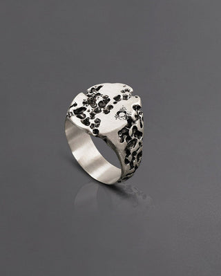 100% Natural Black Onyx Men's Ring By Harshita Jewellery