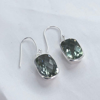 Green Amethyst Earrings By Harshita Jewellery
