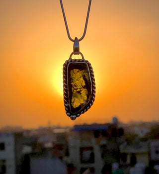 Moldavite Handmade Pendant, 100% Natural With Certified Gemstone, 925 Sterling Silver Pendant, Authentic Moldavite Pendant