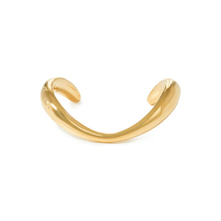 Gold Curved Bracelet