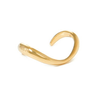 Gold Curved Bracelet