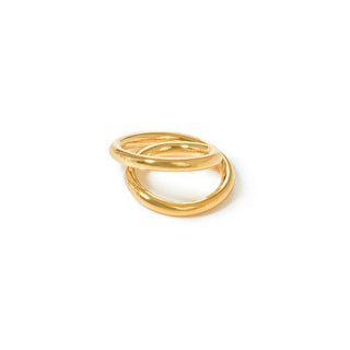 Gold Curved Bracelet