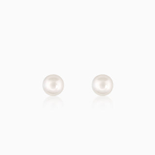 Pearl Stud Earrings By Harshita Jewellery
