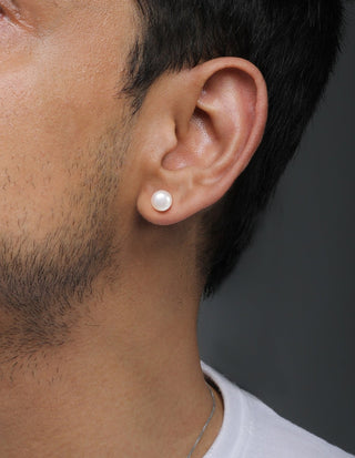 Pearl Stud Earrings By Harshita Jewellery