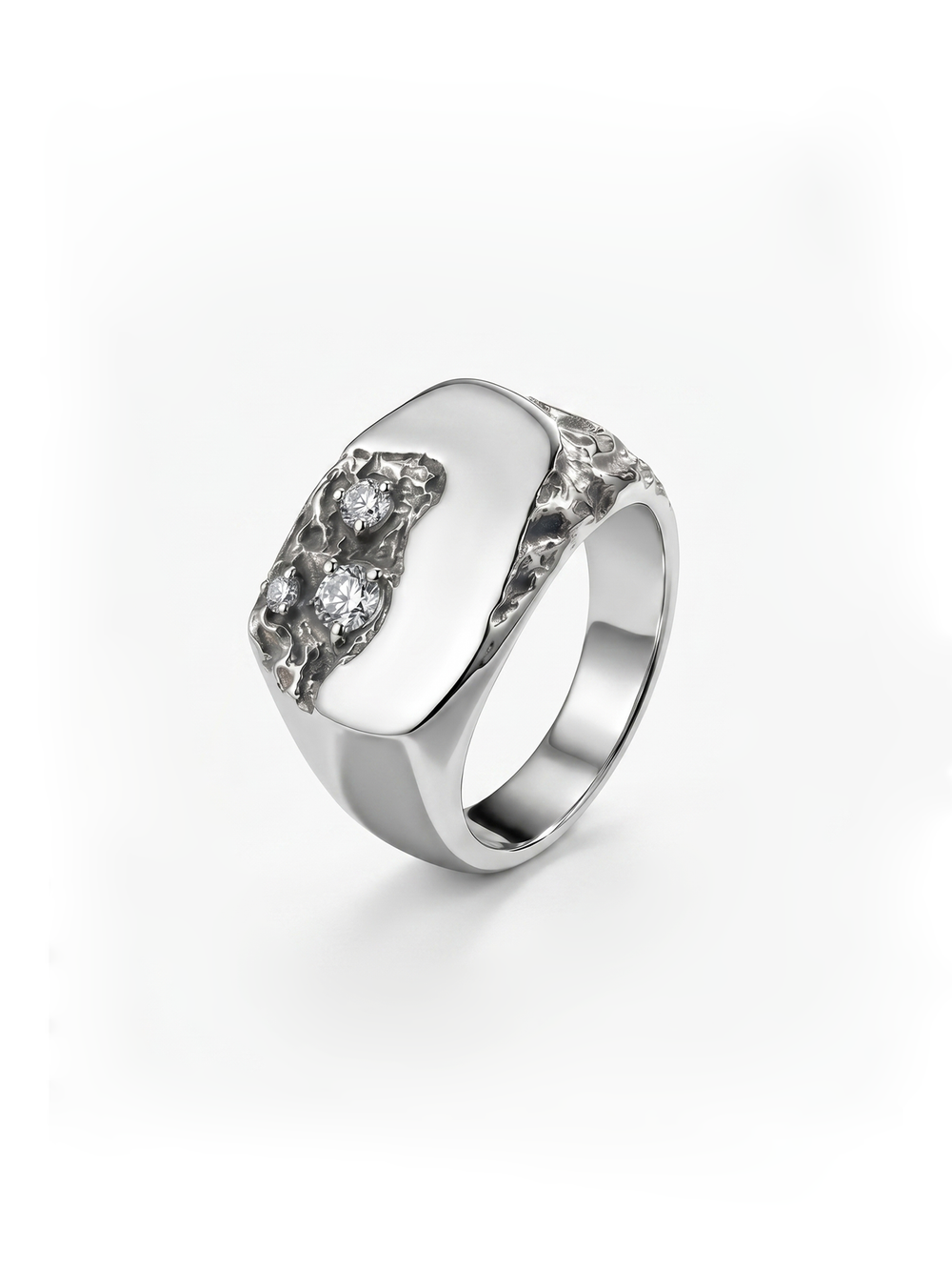 Blue Topaz Men's Ring By Harshita Jewellery