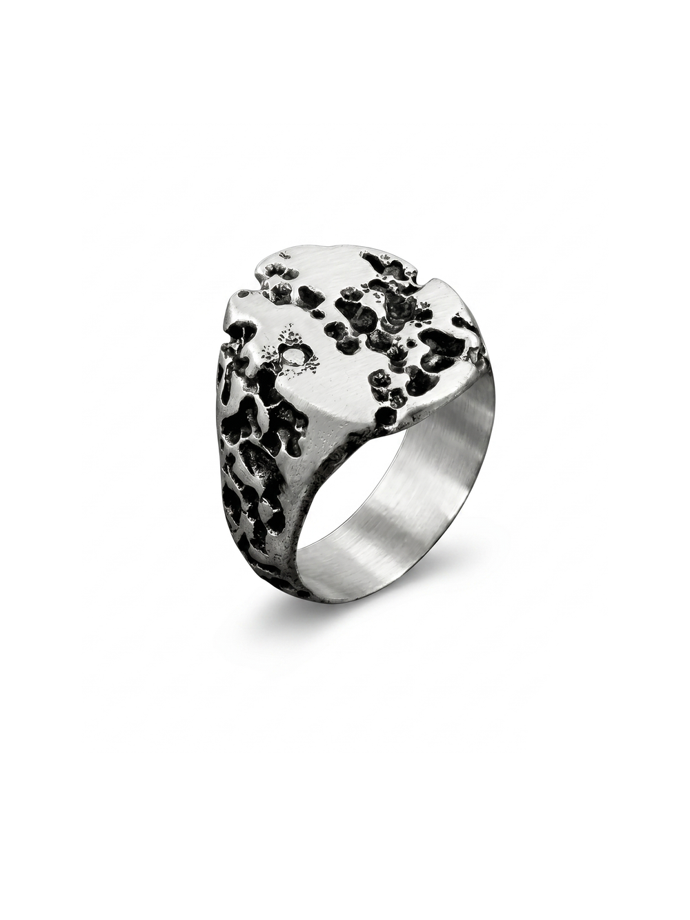 100% Natural Black Onyx Men's Ring By Harshita Jewellery
