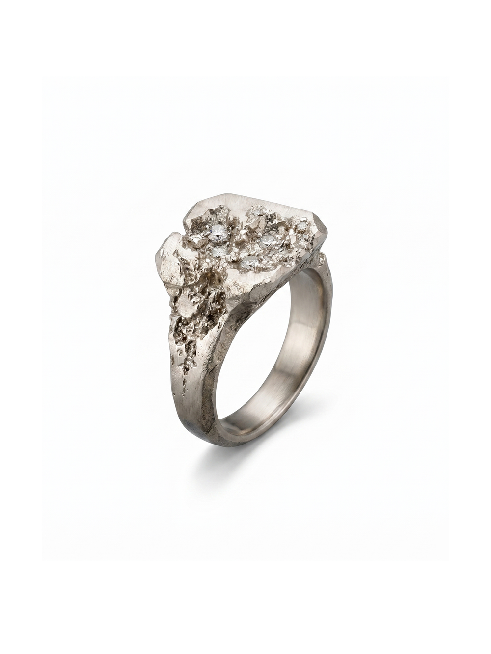 Smoky Quartz Men's Ring By Harshita Jewellery