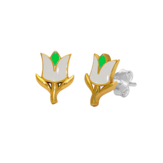Kids Enamel Cosmic Star Stud Earrings By Harshita Jewellery
