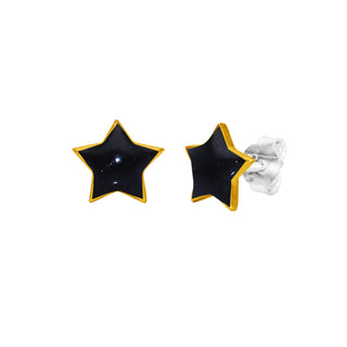 Kids Enamel Star Stud Earrings By Harshita Jewellery