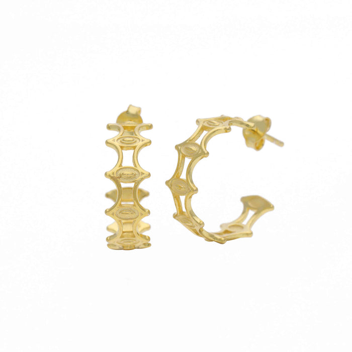 PLATED WITH 2 MICRON 18 KT GOLD EARRING BEST FOR WOMEN'S AND GIRLS