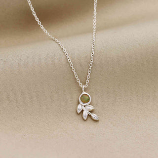 Ethiopian Opal Necklace 925 Sterling Silver by Harshita Jewellery