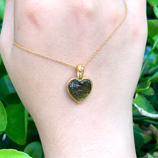 Certified Rough Moldavite Necklace 925 Solid Sterling Silver Handmade Designer Necklace, 100% Natural Moldavite Gemstone Necklace
