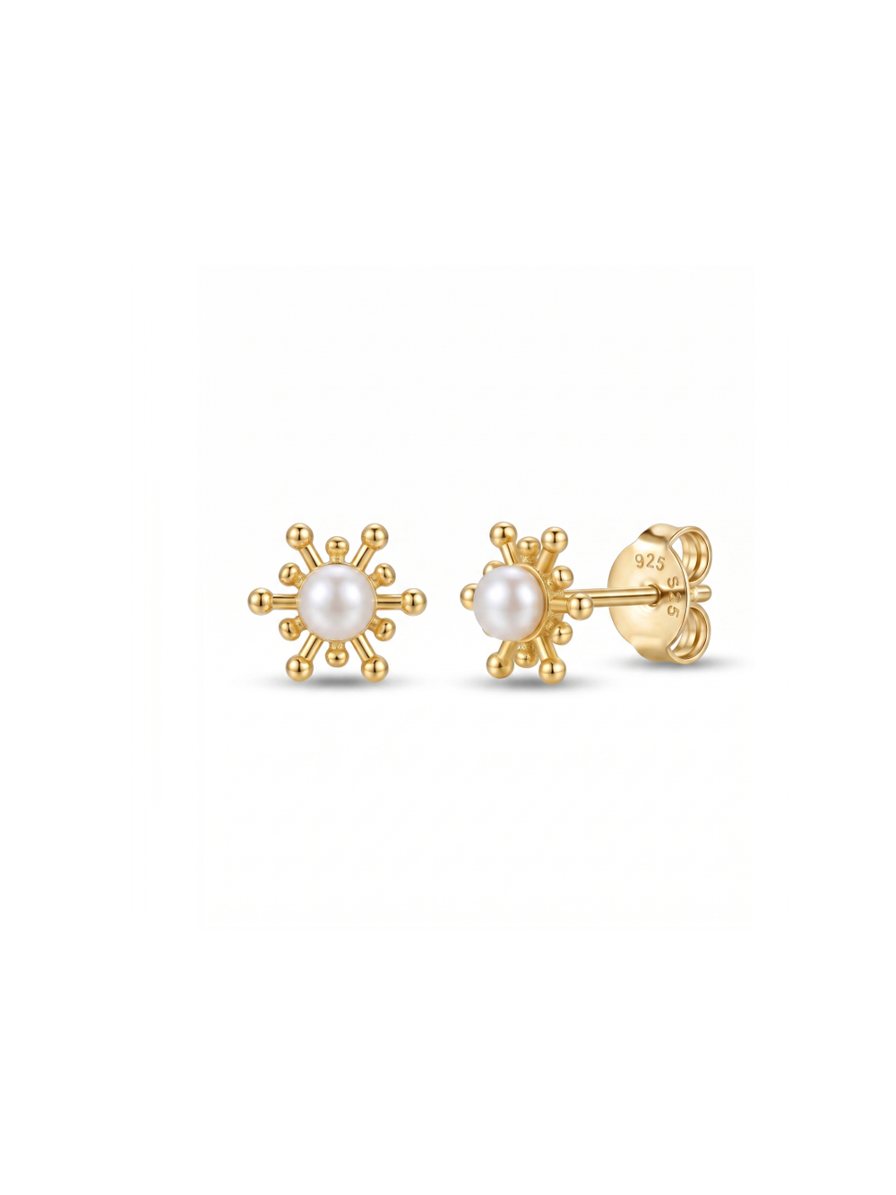 Freshwater Pearl Stud Earrings | Genuine Pearl Earrings | Minimalist Earrings | Everyday Jewelry