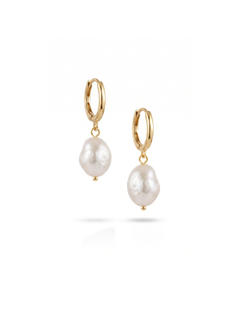 Fresh Water Pearl Earrings 925 Sterling Silver jewelry