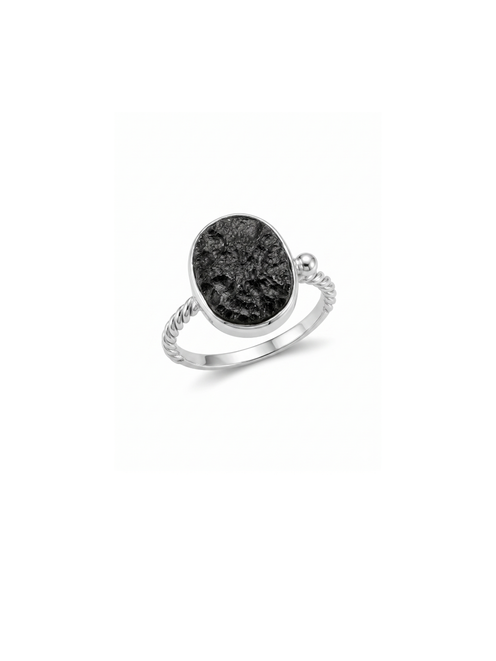 Moldavite Ring,925 Solid Sterling Silver Ring, Raw Stone Moldavite, Genuine Czech Republic Moldavite Gemstone Ring, Gift For Mom