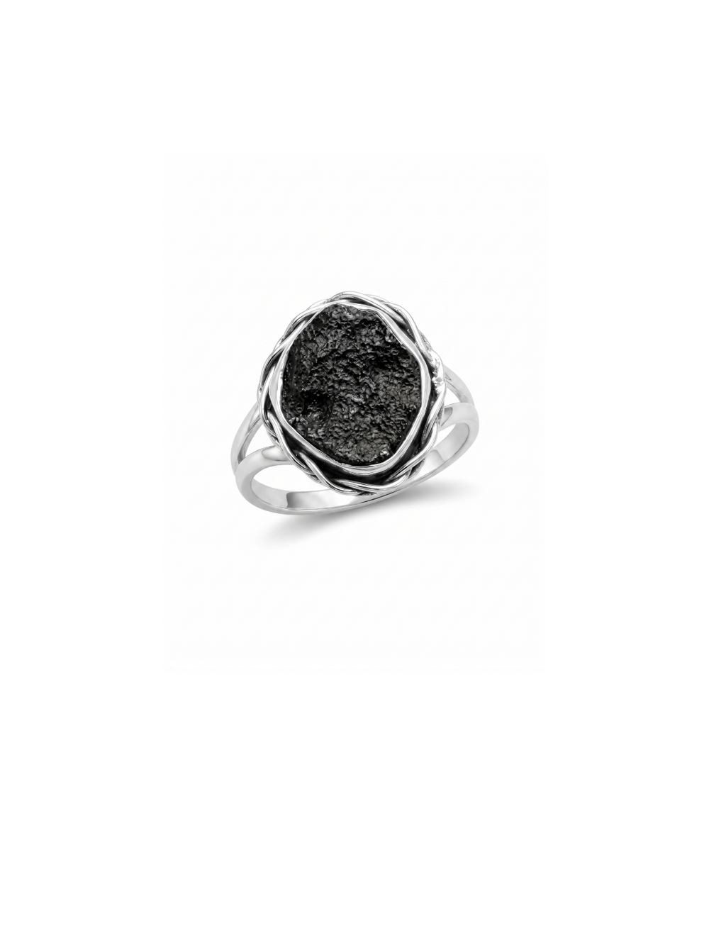 Moldavite Ring,925 Solid Sterling Silver Ring, Raw Stone Moldavite, Genuine Czech Republic Moldavite Gemstone Ring, Gift For Mom