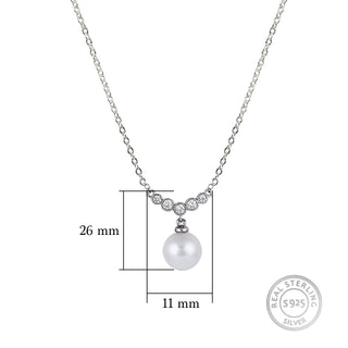 Minimal Pearl Necklace By Harshita Jewellery
